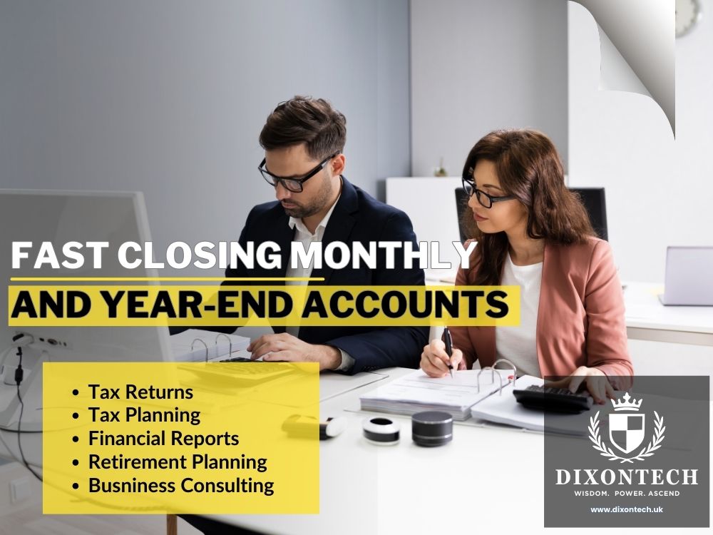 Fast Closing Monthly and Year-End Accounts